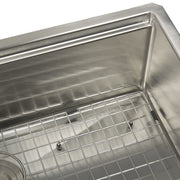 Nantucket Sinks AW-PS-3219-16 All Weather Prep Station Small Radius Undermount Stainless Sink with Accessories - view 4