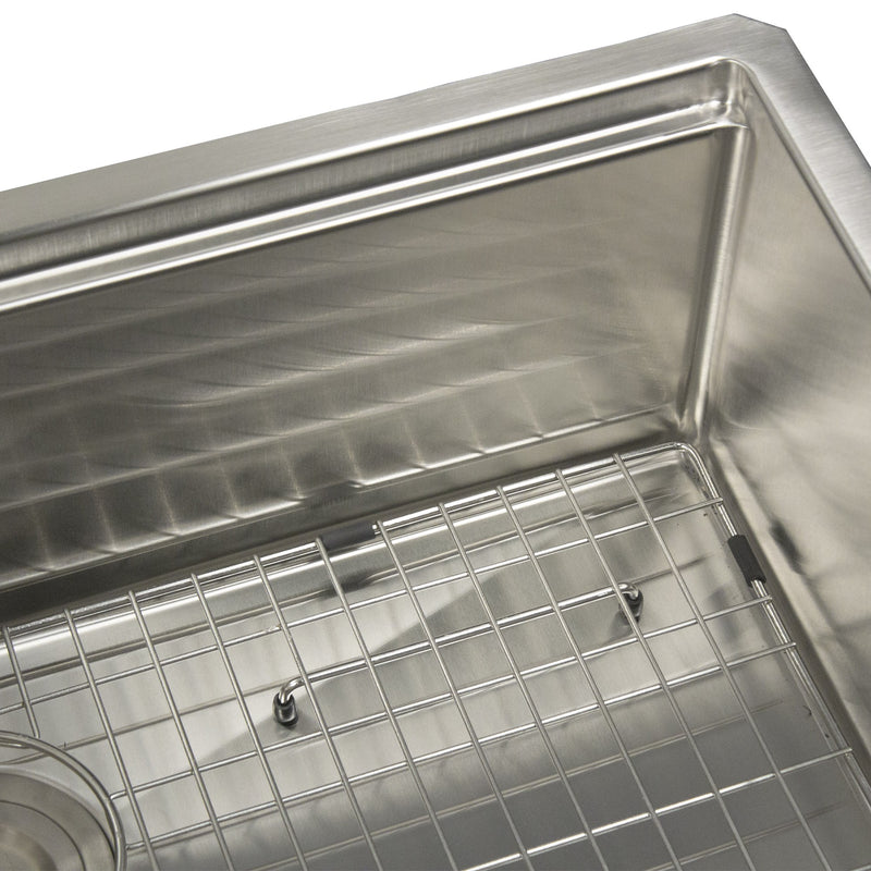 Nantucket Sinks AW-PS-3219-16 All Weather Prep Station Small Radius Undermount Stainless Sink with Accessories - view 4