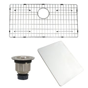 Nantucket Sinks AW-PS-3219-16 All Weather Prep Station Small Radius Undermount Stainless Sink with Accessories - view 6