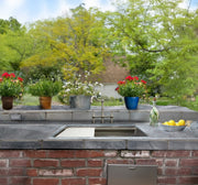 Nantucket Sinks AW-PS-3219-16 All Weather Prep Station Small Radius Undermount Stainless Sink with Accessories - view 7