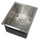 Nantucket Sinks AW1518-16 - 15 Inch All Weather Rectangle Undermount Small Radius Stainless Steel Bar/Prep Sink