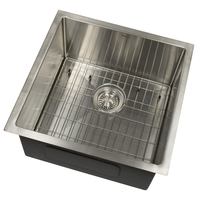 Nantucket Sinks AW1919-16 All Weather Prep-Station Single Bowl Undermount Stainless Steel Entertainment Sink - view 2