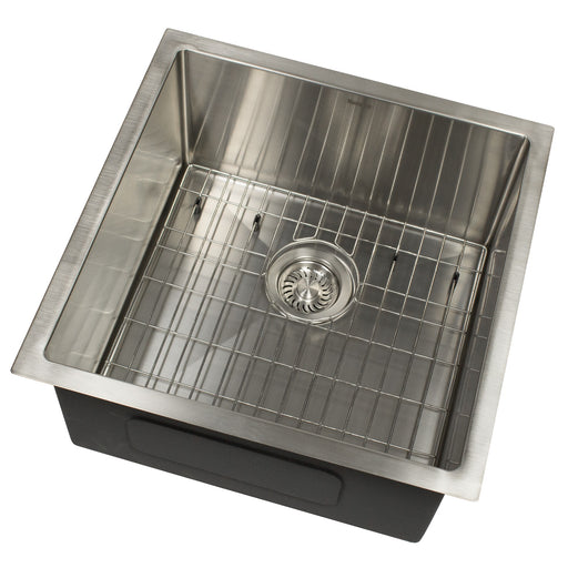 Nantucket Sinks AW1919-16 All Weather Prep-Station Single Bowl Undermount Stainless Steel Entertainment Sink - view 2