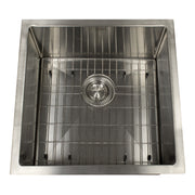 Nantucket Sinks AW1919-16 All Weather Prep-Station Single Bowl Undermount Stainless Steel Entertainment Sink