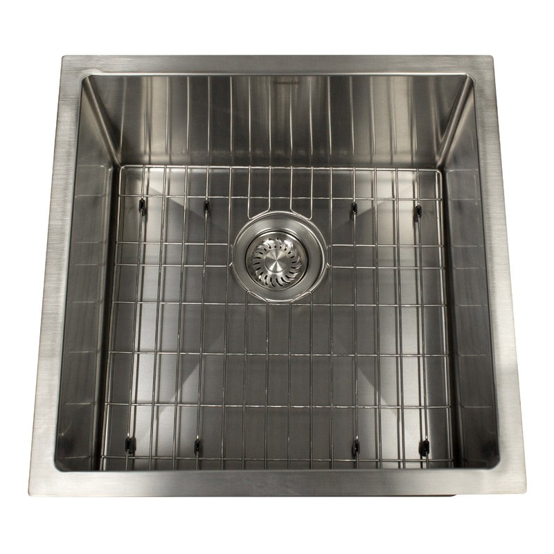 Nantucket Sinks AW1919-16 All Weather Prep-Station Single Bowl Undermount Stainless Steel Entertainment Sink