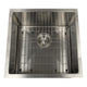 Nantucket Sinks AW1919-16 All Weather Prep-Station Single Bowl Undermount Stainless Steel Entertainment Sink