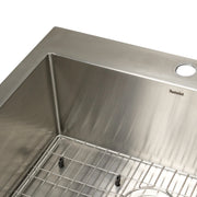 Nantucket Sinks AW2522-16 All Weather Small Radius Top mount Single Hole Stainless Kitchen Sink - view 4