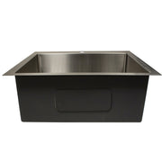 Nantucket Sinks AW2522-16 All Weather Small Radius Top mount Single Hole Stainless Kitchen Sink - view 5
