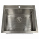 Nantucket Sinks AW2522-16 All Weather Small Radius Top mount Single Hole Stainless Kitchen Sink