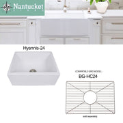 Nantucket Sinks Stainless Steel Bottom Grid BG-HC24 - view 3