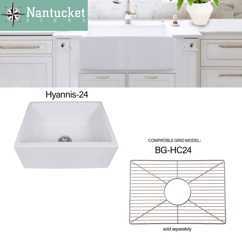 Nantucket Sinks Stainless Steel Bottom Grid BG-HC24 - view 3
