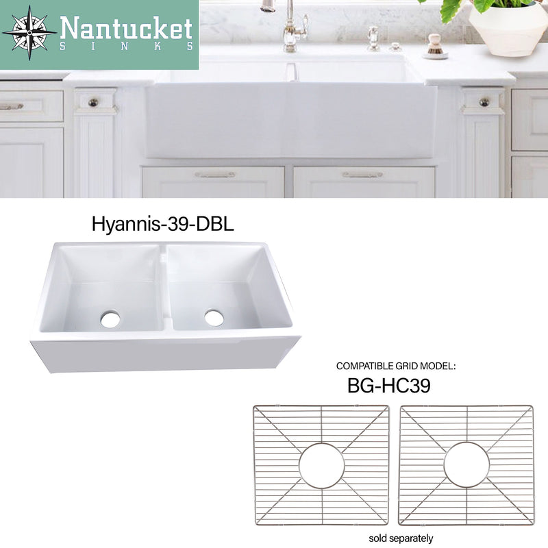 Nantucket Sinks Stainless Steel Bottom Grids Set BG-HC39 - view 3