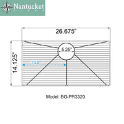 Nantucket Sinks Stainless Steel Bottom Grid BG-PR3320 - view 4