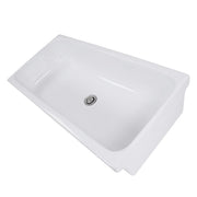 Nantucket Sinks 35.5 Inch Rectangular Italian Fireclay Vessel Sink Canal35-90 - view 3