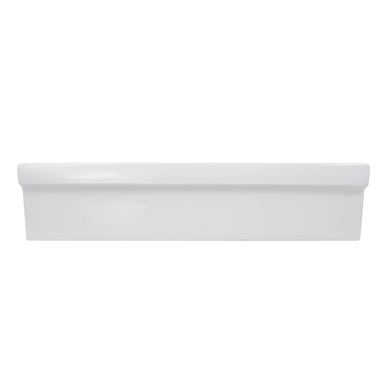 Nantucket Sinks 35.5 Inch Rectangular Italian Fireclay Vessel Sink Canal35-90 - view 4