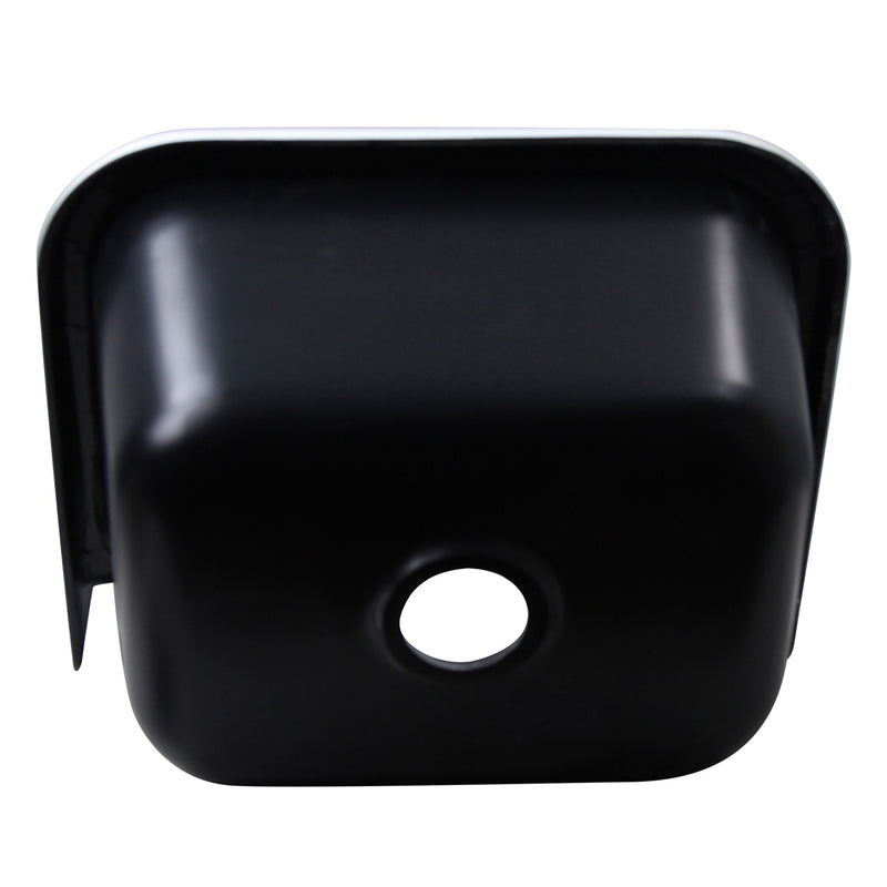Nantucket Sinks Cast Iron Finished Bottom Wallmount Utility Sink Set with Matte Black Drain CI-2218-FBMBLSET - view 6