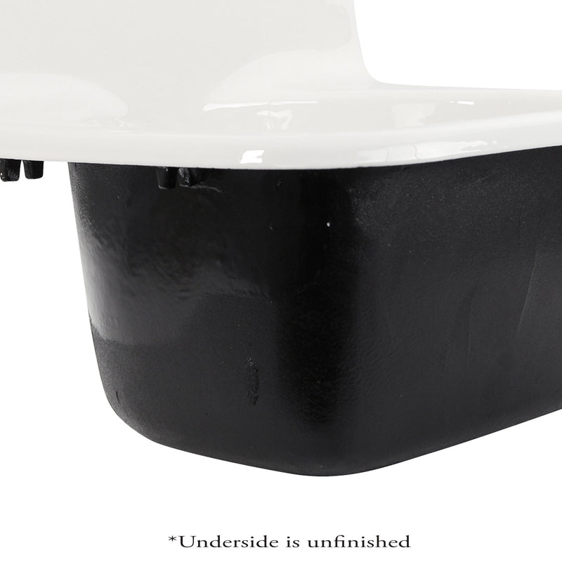 Nantucket Sinks 22-inch Cast Iron Wallmount Utility Sink CI-2218WNRG - view 3