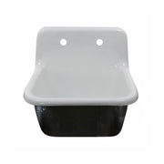 Nantucket Sinks 22-inch Cast Iron Wallmount Utility Sink CI-2218WNRG