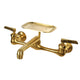 Nantucket Sinks CIF-2HSB Wall Mount Faucet with Soap Dish