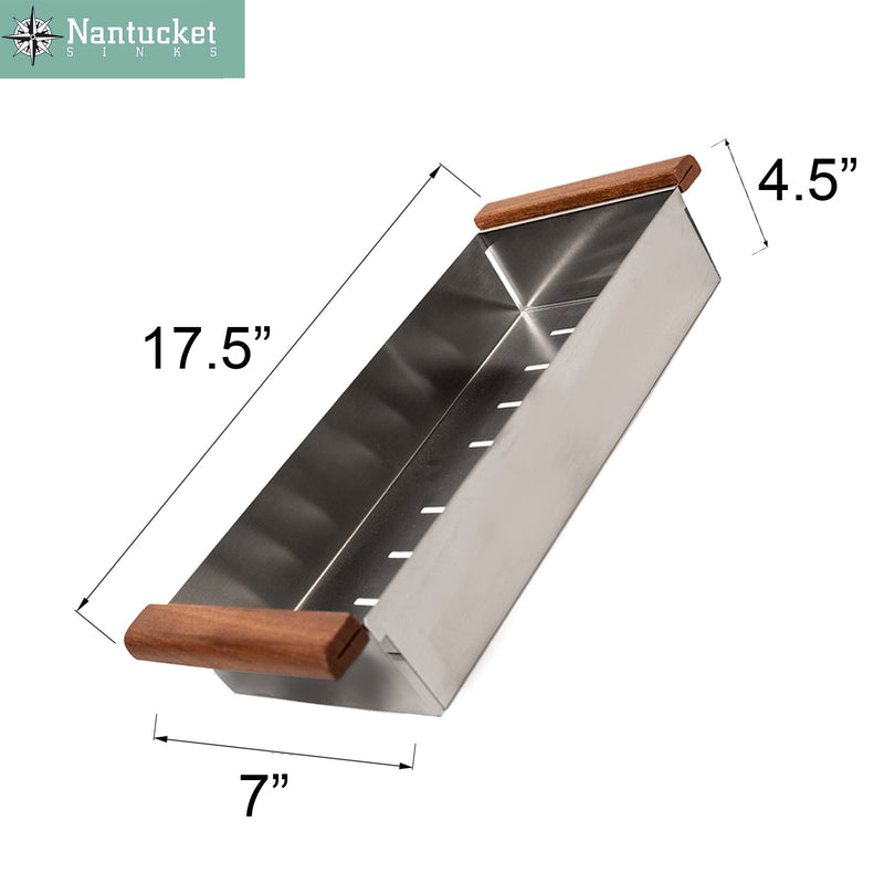 Nantucket Sinks DC-TFCPS Deluxe Colander for Fireclay Workstation Farmhouse Sinks - view 3