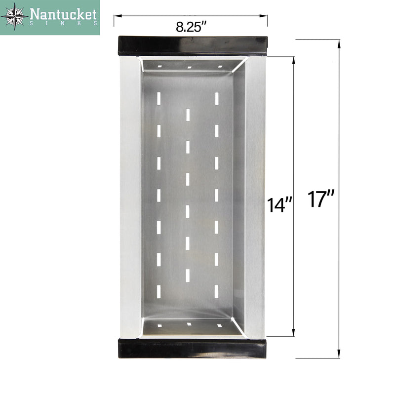 Nantucket Sinks Deluxe Stainless Steel Colander for Granite Composite Apron Sinks DeluxeColander-PR17 - view 4