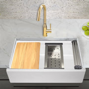 Nantucket Sinks Deluxe Stainless Steel Colander for Granite Composite Apron Sinks DeluxeColander-PR17 - view 5
