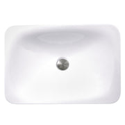 Nantucket Sinks 21 Inch Rectangular Drop-In Ceramic Vanity Sink DI-2114-R