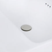 Nantucket Sinks 23 Inch 1-hole Rectangular Drop-In Ceramic Vanity Sink DI-2317-R1 - view 5
