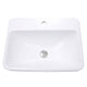 Nantucket Sinks 23 Inch 1-hole Rectangular Drop-In Ceramic Vanity Sink DI-2317-R1