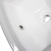 Nantucket Sinks 23 Inch Rectangular Drop-In Ceramic Vanity Sink DI-2320-R8 - view 5