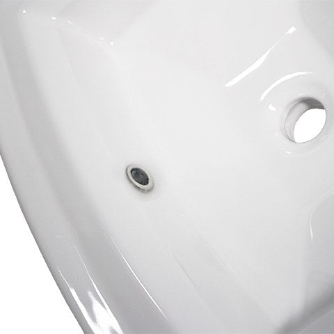 Nantucket Sinks 23 Inch Rectangular Drop-In Ceramic Vanity Sink DI-2320-R8 - view 5