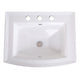 Nantucket Sinks 23 Inch Rectangular Drop-In Ceramic Vanity Sink DI-2320-R8