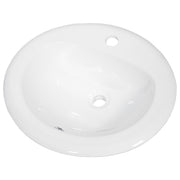 Nantucket Sinks 20.25 Inch Drop-In Ceramic Vanity Sink DI2017-1 - view 2