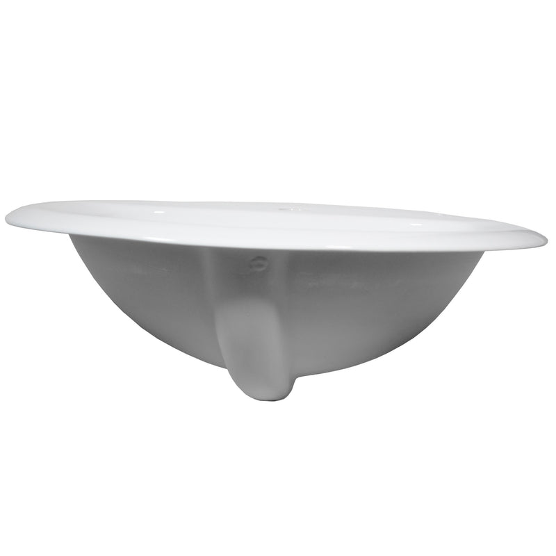 Nantucket Sinks 20.25 Inch Drop-In Ceramic Vanity Sink DI2017-1 - view 5