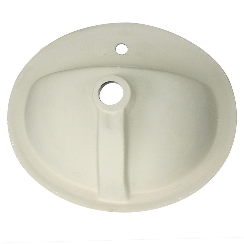 Nantucket Sinks 20.25 Inch Drop-In Ceramic Vanity Sink DI2017-1 - view 6