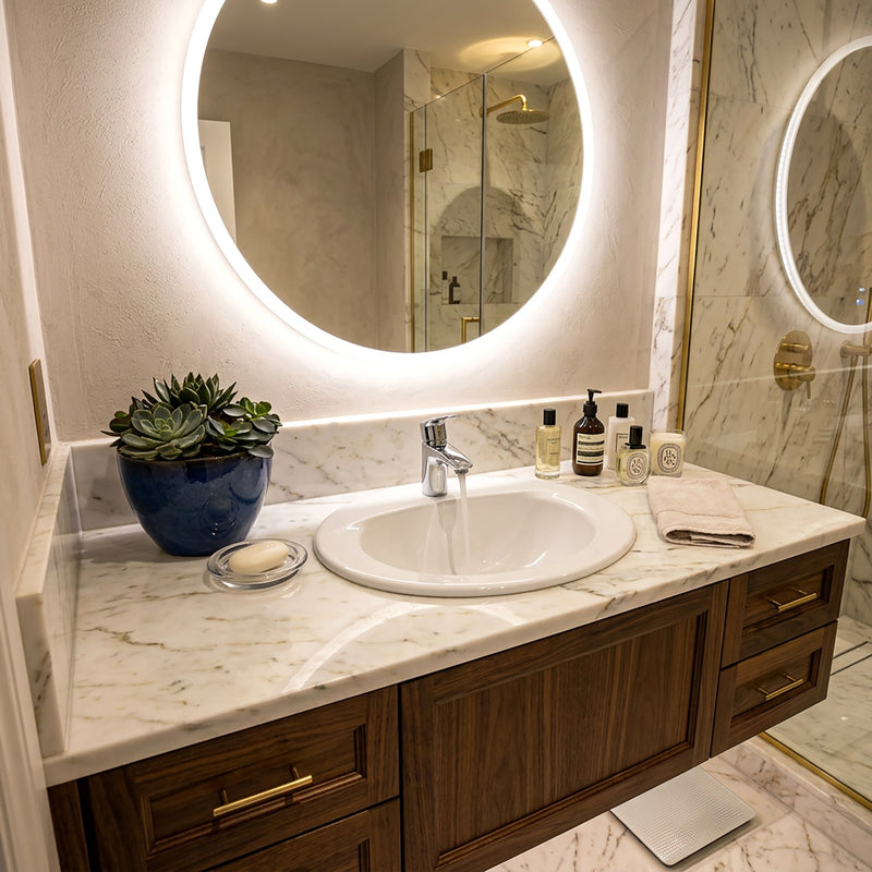 Nantucket Sinks 20.25 Inch Drop-In Ceramic Vanity Sink DI2017-1 - view 9