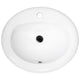 Nantucket Sinks 20.25 Inch Drop-In Ceramic Vanity Sink DI2017-1