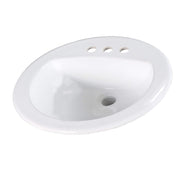 Nantucket Sinks 20.25 Inch Drop-In Ceramic Vanity Sink DI2017-4 - view 2