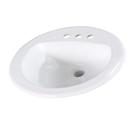 Nantucket Sinks 20.25 Inch Drop-In Ceramic Vanity Sink DI2017-4 - view 2