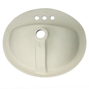 Nantucket Sinks 20.25 Inch Drop-In Ceramic Vanity Sink DI2017-4 - view 3