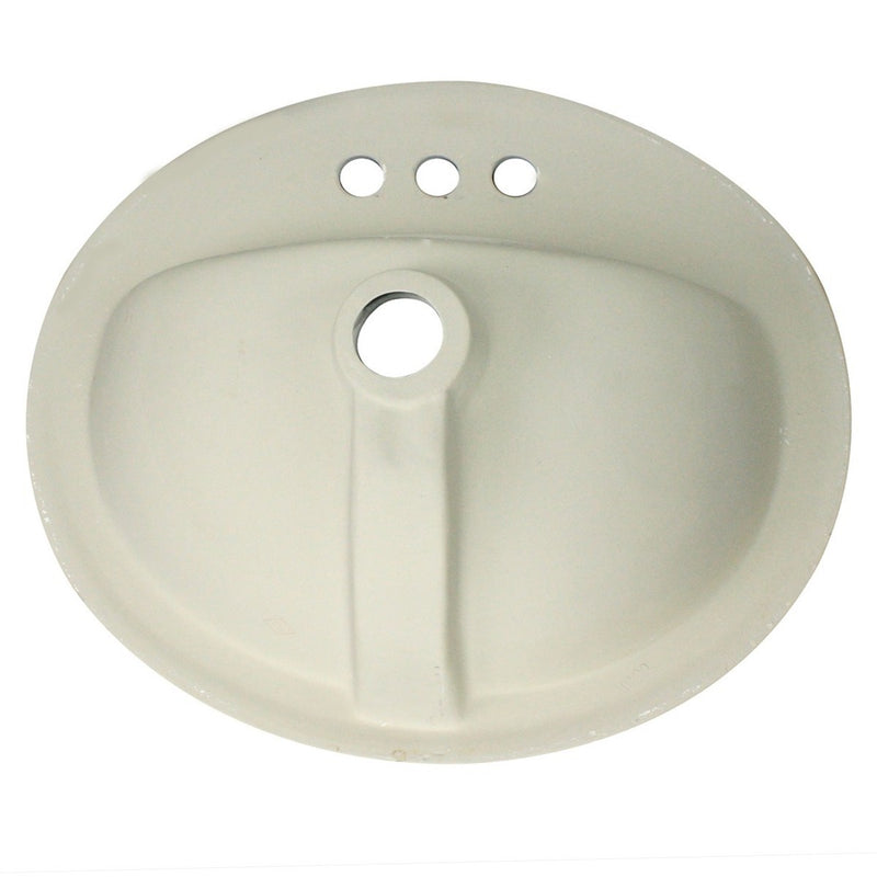 Nantucket Sinks 20.25 Inch Drop-In Ceramic Vanity Sink DI2017-4 - view 3