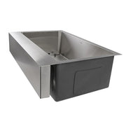 Nantucket Sinks EZApron33 Patented Design Pro Series Single Bowl Undermount Stainless Steel Kitchen Sink with 7 Inch Apron Front - view 5