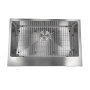 Nantucket Sinks EZApron33-9 Patented Design Pro Series Single Bowl Undermount Stainless Steel Kitchen Sink with 9 Inch Apron Front - view 2