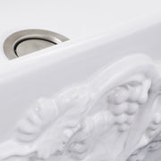 Nantucket Sinks 30-Inch Farmhouse Fireclay Sink with Grapes Apron FCFS3020S-Grapes - view 4