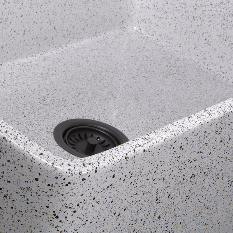 Nantucket Sinks 30-Inch Farmhouse Fireclay Sink with Pietra Sarda Finish FCFS3020S-PietraSarda - view 4
