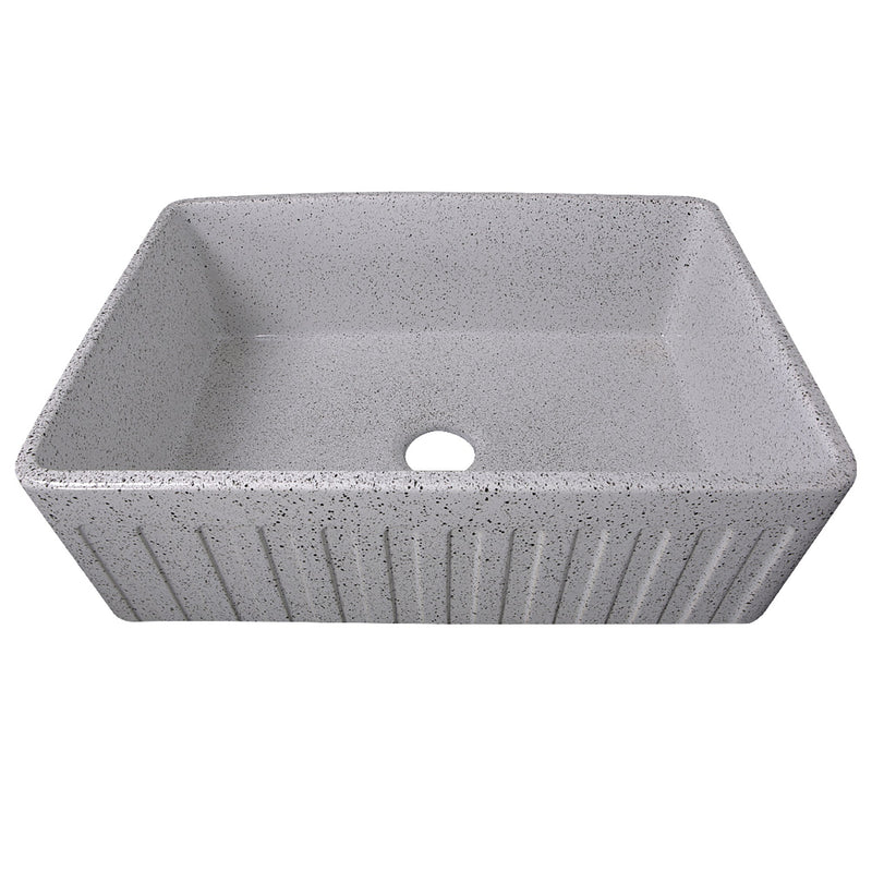 Nantucket Sinks 30-Inch Farmhouse Fireclay Sink with Pietra Sarda Finish FCFS3020S-PietraSarda - view 6