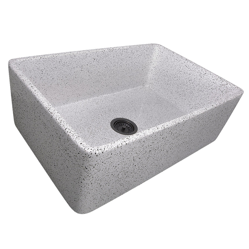 Nantucket Sinks 30-Inch Farmhouse Fireclay Sink with Pietra Sarda Finish FCFS3020S-PietraSarda