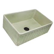 Nantucket Sinks 30-Inch Farmhouse Fireclay Sink with Shabby Green Finish FCFS3020S-ShabbyGreen - view 2