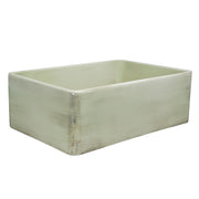 Nantucket Sinks 30-Inch Farmhouse Fireclay Sink with Shabby Green Finish FCFS3020S-ShabbyGreen - view 4