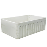 Nantucket Sinks 30-Inch Farmhouse Fireclay Sink with Shabby Straw Finish FCFS3020S-ShabbyStraw - view 2